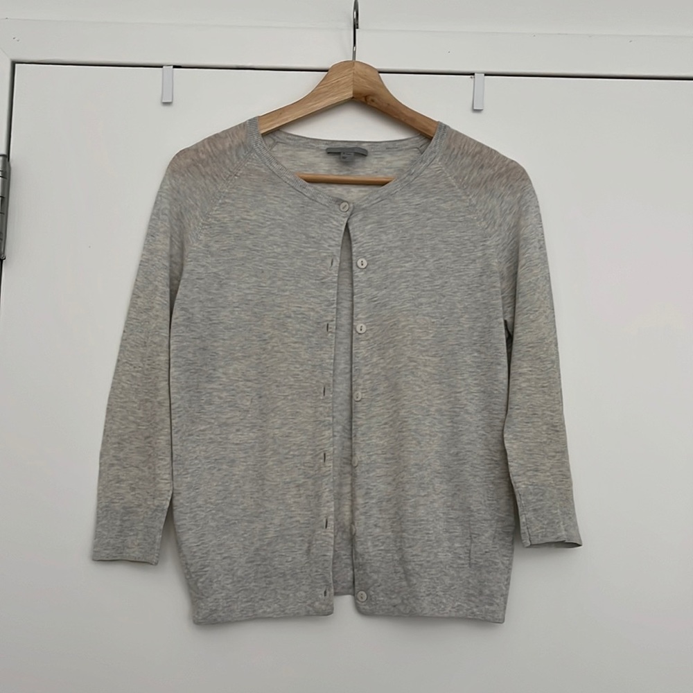 COS grey cardigan